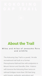 Mobile Screenshot of kokosinggaptrail.org