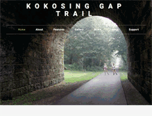 Tablet Screenshot of kokosinggaptrail.org